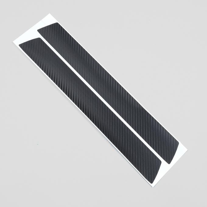 Detroit Muscle Technologies Mopar E Body 70-74 Challenger Door Insert Overlay - CARBON ECH7074OL50-CARBON