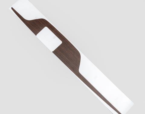 Detroit Muscle Technologies Mopar Console Overlay B E Body 70-74 MANUAL - WALNUT ELB7074OL20-WALNUT