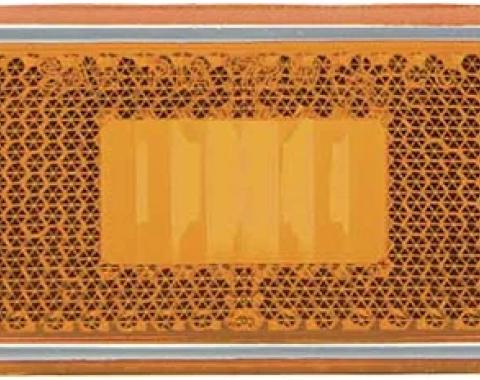 AMD Front Side Marker Lamp Lens, Amber, LH or RH, 72-76 Dodge Plymouth A B E-body K-3587436