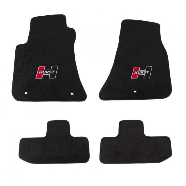 Hurst Elite Series Logo Floor Mat Set 6370010 | Moparts