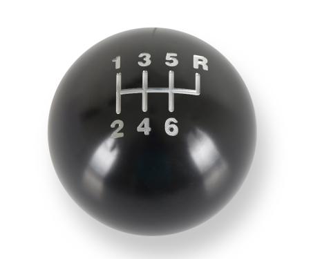 Hurst Billet Shift Knob, 6-Speed Pattern, Gloss Black 163601HST