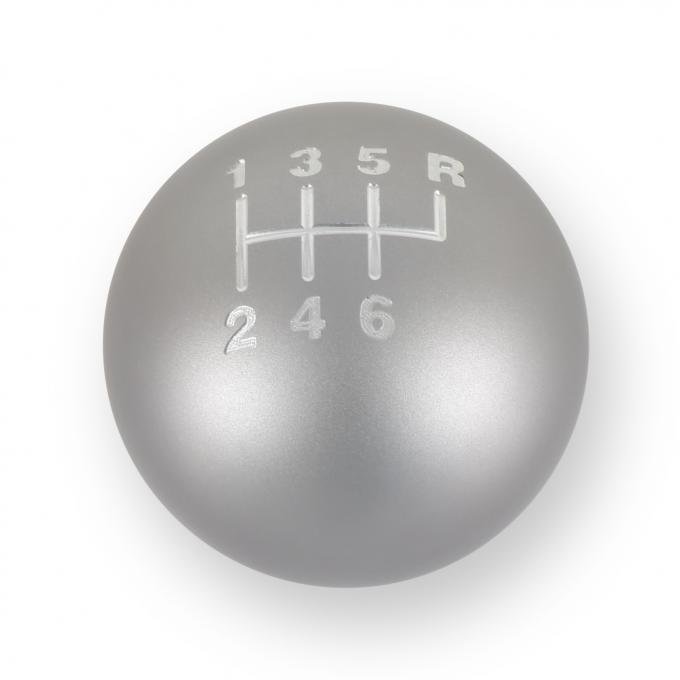 Hurst Billet Shift Knob, 6-Speed Pattern, Matte Grey 163603HST