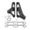 Patriot Exhaust 1968-91 Various AMC & Jeep 290-401 1 5/8" Clippster Direct Replacement Header with Dog Leg Ports & Metallic Ceramic Coating H8600