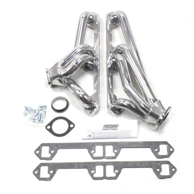 Patriot Exhaust 1968-91 Various AMC & Jeep 290-401 1 5/8" Clippster Direct Replacement Header with Dog Leg Ports & Metallic Ceramic Coating H8600