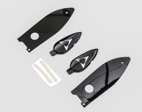 Detroit Muscle Technologies Mopar B Body 64 330 440 Polara Fender Tip Emblem Medallion Pair CHR2449534-PAIR