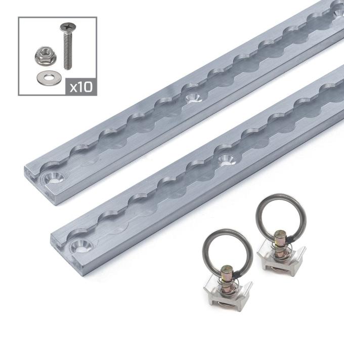 Race Ramps 2 VersaTie Recess-Mounted Track Kit with Square Edge (Series 2) 522224
