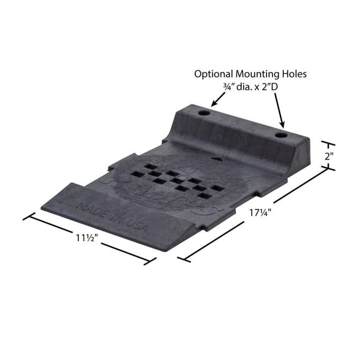 Stop Guide With Ramp Race Ramps Pro-Stop Parking Guide - 2 Pack RR-PS-2 | Moparts