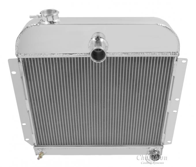 Champion Cooling 2 Row with 1" Tubes All Aluminum Radiator Made With Aircraft Grade Aluminum AE4152