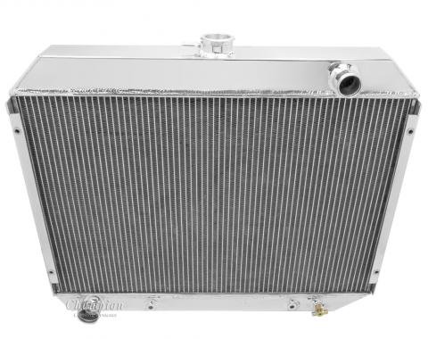 Champion Cooling 4 Row All Aluminum Radiator Made With Aircraft Grade Aluminum MC375