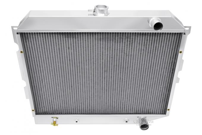 Champion Cooling 2 Row with 1" Tubes All Aluminum Radiator Made With Aircraft Grade Aluminum AE1643