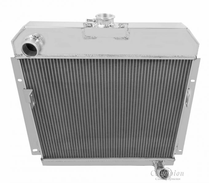 Champion Cooling 2 Row with 1" Tubes All Aluminum Radiator Made With Aircraft Grade Aluminum AE5354