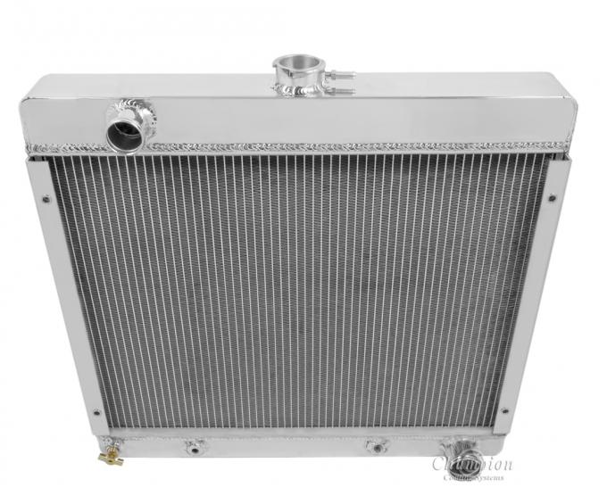 Champion Cooling 3 Row All Aluminum Radiator Made With Aircraft Grade Aluminum CC526B-BLK