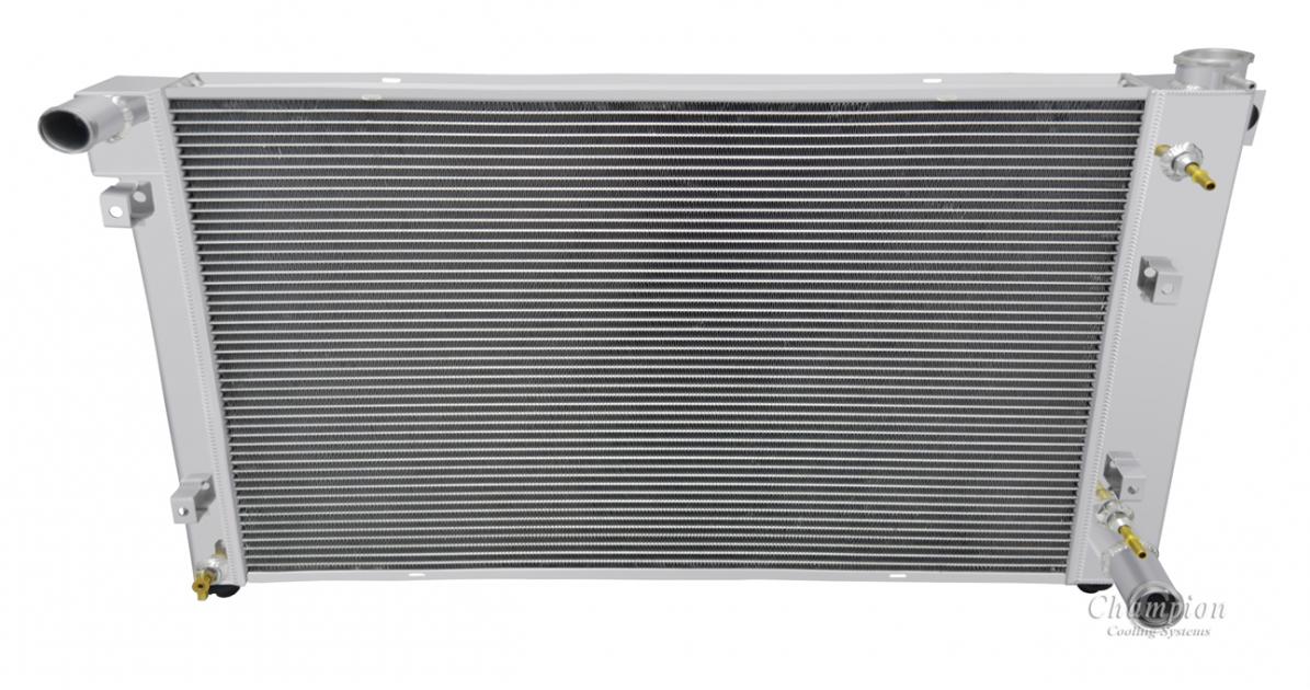 Champion Cooling 3 Row All Aluminum Radiator Made With Aircraft Grade ...
