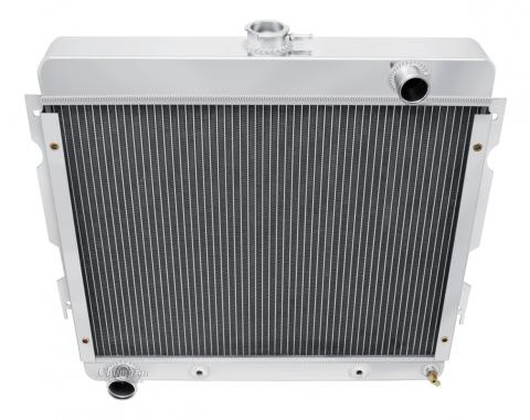 Champion Cooling 4 Row All Aluminum Radiator Made With Aircraft Grade Aluminum MC7072