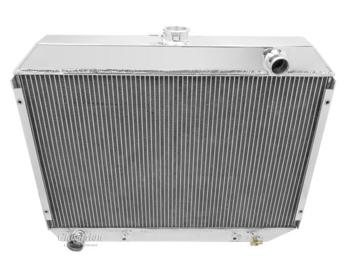 Champion Cooling 4 Row All Aluminum Radiator Made With Aircraft Grade Aluminum MC375