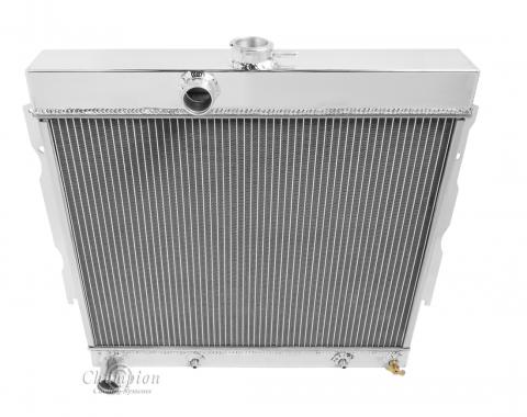 Champion Cooling 3 Row All Aluminum Radiator Made With Aircraft Grade Aluminum CC1635-BLK