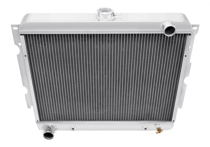 Champion Cooling 2 Row with 1" Tubes All Aluminum Radiator Made With Aircraft Grade Aluminum AE2375