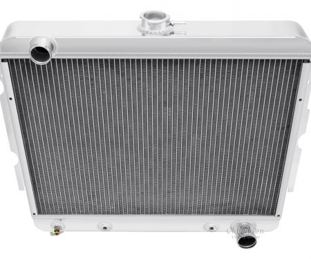 Champion Cooling 2 Row with 1" Tubes All Aluminum Radiator Made With Aircraft Grade Aluminum AE2374