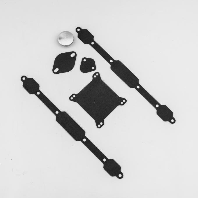 Detroit Muscle Technologies Mopar BB Block Off Covers 4150 ABS Big Block 383 440 BLOCKOFF-BB-4150-ABS