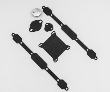 Detroit Muscle Technologies Mopar BB Block Off Covers 4150 ABS Big Block 383 440 BLOCKOFF-BB-4150-ABS