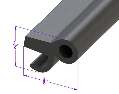 Metro Moulded Parts 1927-1935 Pierce-Arrow / Chrysler / Franklin / Reo / Marmon / Lincoln Swing-Out Windshield Seal LP 97-C