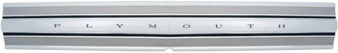 AMD Trunk Trim Finish Panel, "PLYMOUTH" Letters, 68 Satellite K-MN2176