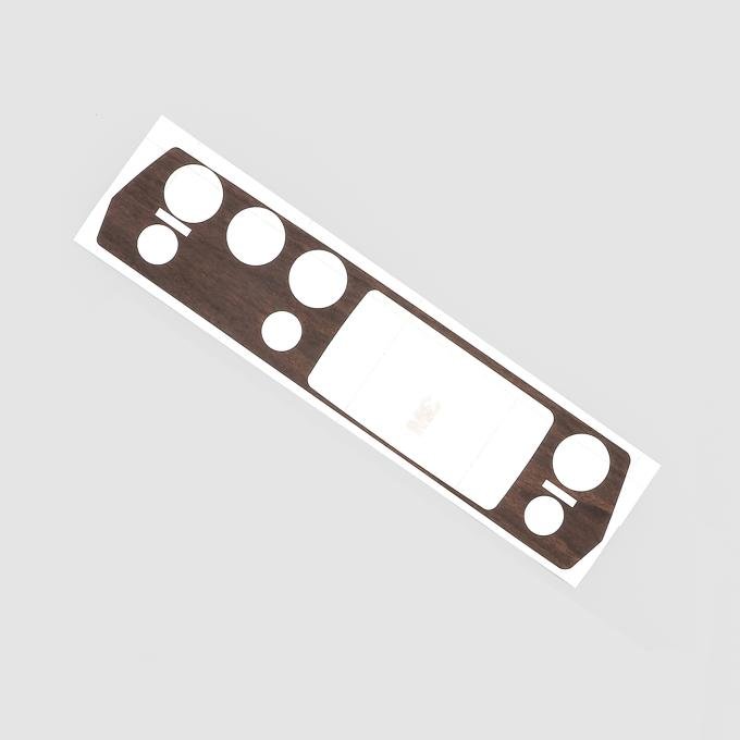 Detroit Muscle Technologies Mopar A Body 72-74 Non Rallye Dash Overlay Sticker STYLE 1 - WALNUT Woodgrain AXX7274OL10-WALNUT-STYLE1