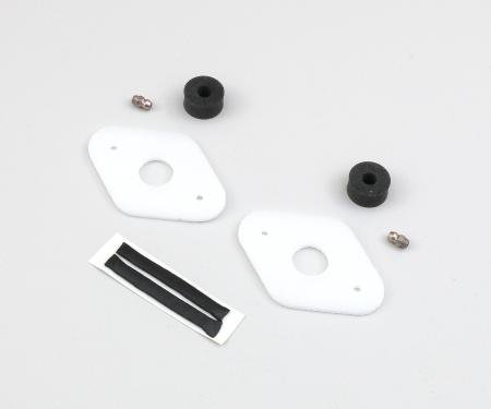 Detroit Muscle Technologies Mopar A Body 67-76 B 66-70 Wiper Pivot Gaskets with GREASE fittings -WHITE ABX6676WP02-WHITE