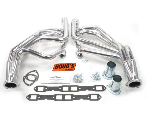 Doug's Headers 1962-74 Mopar B-Body/E-Body Wedge Head 1 3/4" Long Tube Header D451