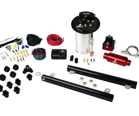 Aeromotive A1000 In-Tank Pump Gas Fuel System with 5.4L CJ Fuel Rails, 10-17 Mustang GT 17323