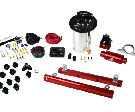 Aeromotive A1000 In-Tank Pump Gas Fuel System with 5.4L 4-V Fuel Rails, 10-17 Mustang GT 17321
