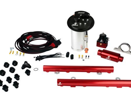 Aeromotive A1000 In-Tank Race Fuel System with 5.0L 4-V Fuel Rails, 10-17 Mustang GT 17324