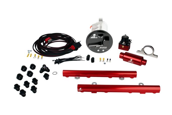 Aeromotive A1000 In-Tank Race Fuel System with 5.0L 4-V Fuel Rails, 05-09 Mustang GT 17308