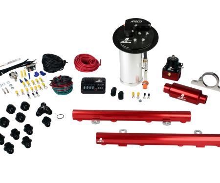 Aeromotive A1000 In-Tank Pump Gas Fuel System with 5.0L 4-V Fuel Rails, 10-17 Mustang GT 17325