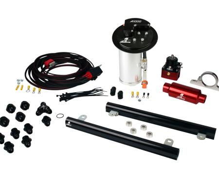 Aeromotive A1000 In-Tank Race Fuel System with 5.4L CJ Fuel Rails, 10-17 Mustang GT 17322