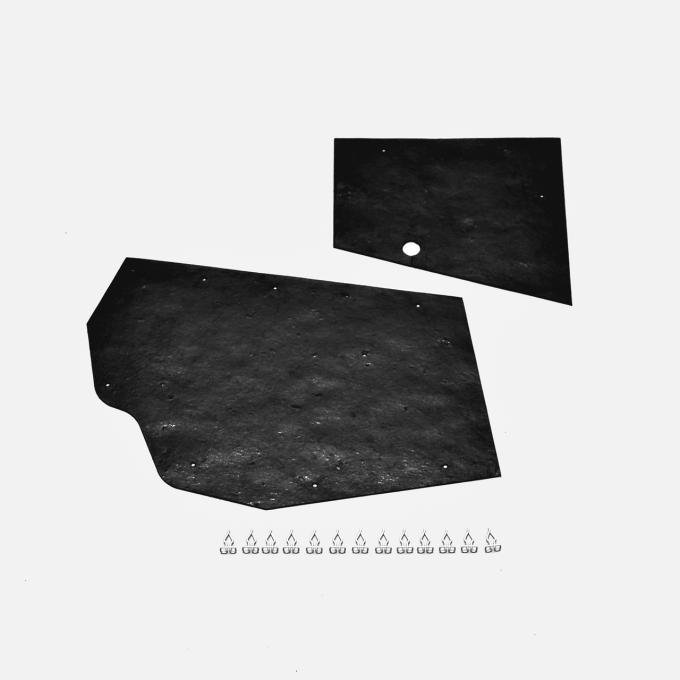 Detroit Muscle Technologies Mopar B Body 66-70 Engine Well Splash Shields BXX6670SS20