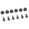 AMD Lower Door Hinge Bolt Kit, 66-74 Dodge Plymouth B-Body 67-76 A-Body X521-1466-S