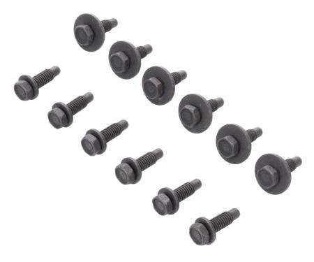 AMD Lower Door Hinge Bolt Kit, 66-74 Dodge Plymouth B-Body 67-76 A-Body X521-1466-S
