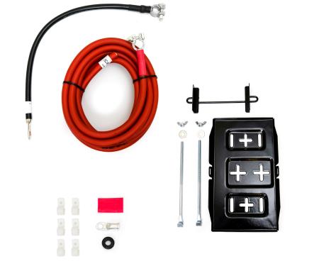 Taylor Cable Single Trunk Mount Battery Relocation Kit with 1 Gauge Battery Cable 48010