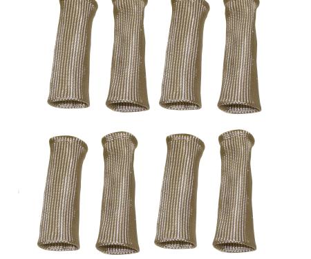 Taylor Cable 90&deg; Space Age Spark Plug Boot Protectors, Silver, 8 Pack 2418