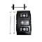 Taylor Cable Single Trunk Mount Battery Relocation Kit with 1 Gauge Welding Cable 48020