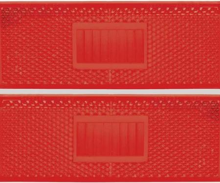 AMD Side Marker Lamp Lenses, Rear, LH/RH Pair, 70-71 Duster; 70 GTX Road Runner K-MD2059