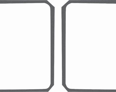 AMD Parking Lamp Lens Gaskets, LH/RH Pair, 71-72 Duster 340 with Sharktooth Grille K-3478549