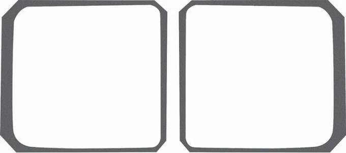 AMD Parking Lamp Lens Gaskets, LH/RH Pair, 71-72 Duster 340 with Sharktooth Grille K-3478549
