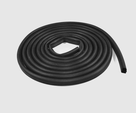 Detroit Muscle Technologies Mopar B E Body 73-76 Trunk Weatherstrip 18ft - "D" shaped profile, SOFT GEN7376WS30