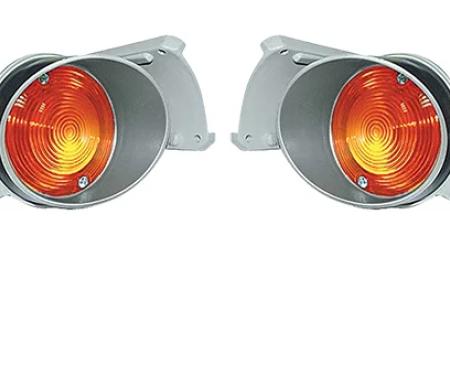 AMD Parking Lamp Assemblies, LH/RH Pair, 68-69 Coronet K-MB5984