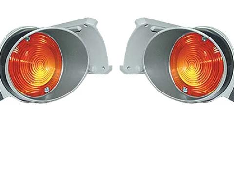 AMD Parking Lamp Assemblies, LH/RH Pair, 68-69 Coronet K-MB5984