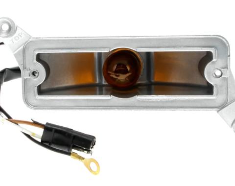AMD Park Lamp Housing w/ Wire Pigtail, RH, 69 Dart X133-2069-R