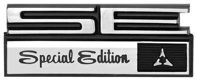 AMD Quarter Panel Emblem, SE Special Edition, LH or RH, 67 Coronet 70 Charger K-2782966