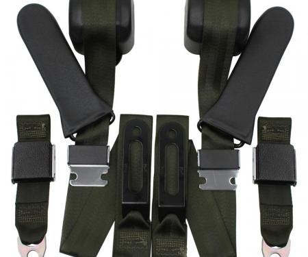 SeatBelt Solutions 1968-1970 Mopar A-Body 3 Point Conversion with Center Lap Belt Bench 3-6870A34004BEN | Dark Blue